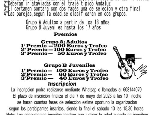 CONCURSO DE SEVILLANAS CASETA JUAN TALEGA FERIA MAYO D. HERMANAS