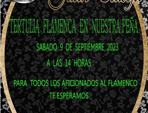 TERTULIA FLAMENCA ENTRE SOCIOS Y AFICIONADOS DE OTRAS PEÑAS