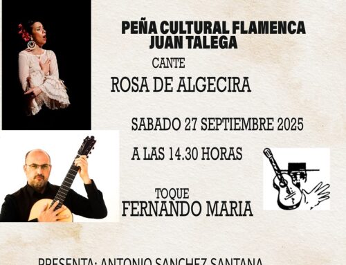 RECITAL DE ROSA DE ALGECIRAS CO LA GUITARRA DE FERNANDO MARIA