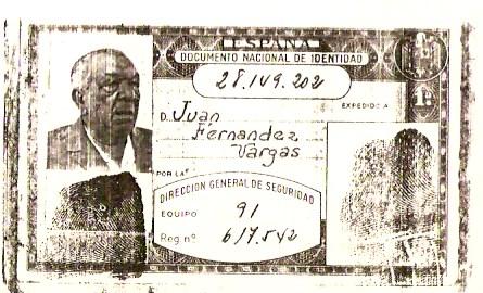 Carnet de Juan Talega